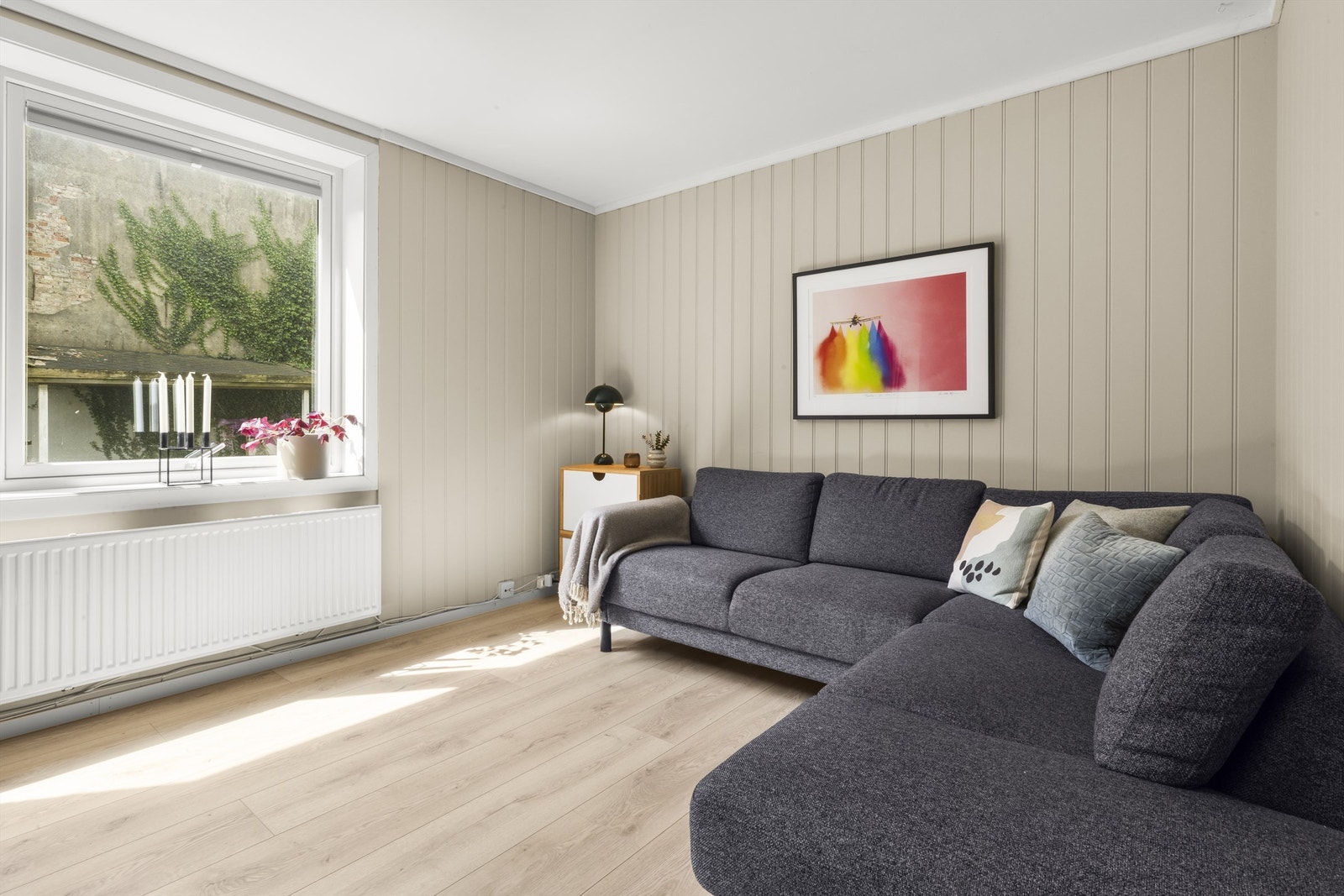 God plass til sofa og stuebord Galleribilde