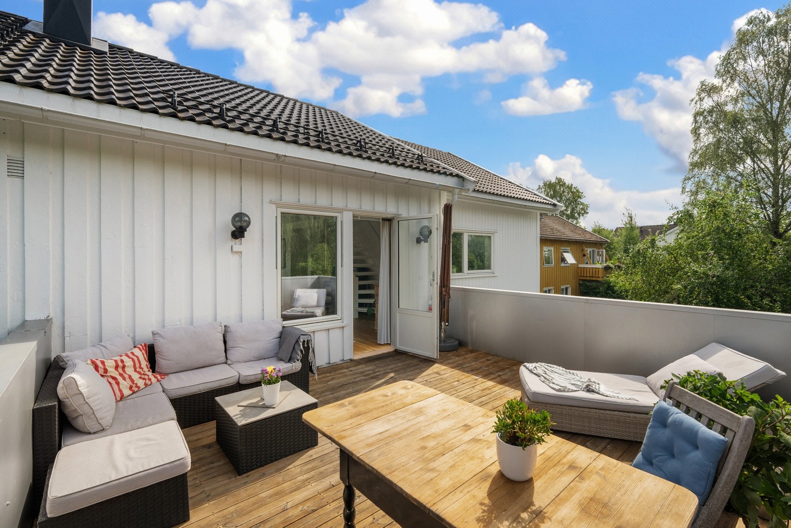 Solrik terrasse på 20 kvm Galleribilde