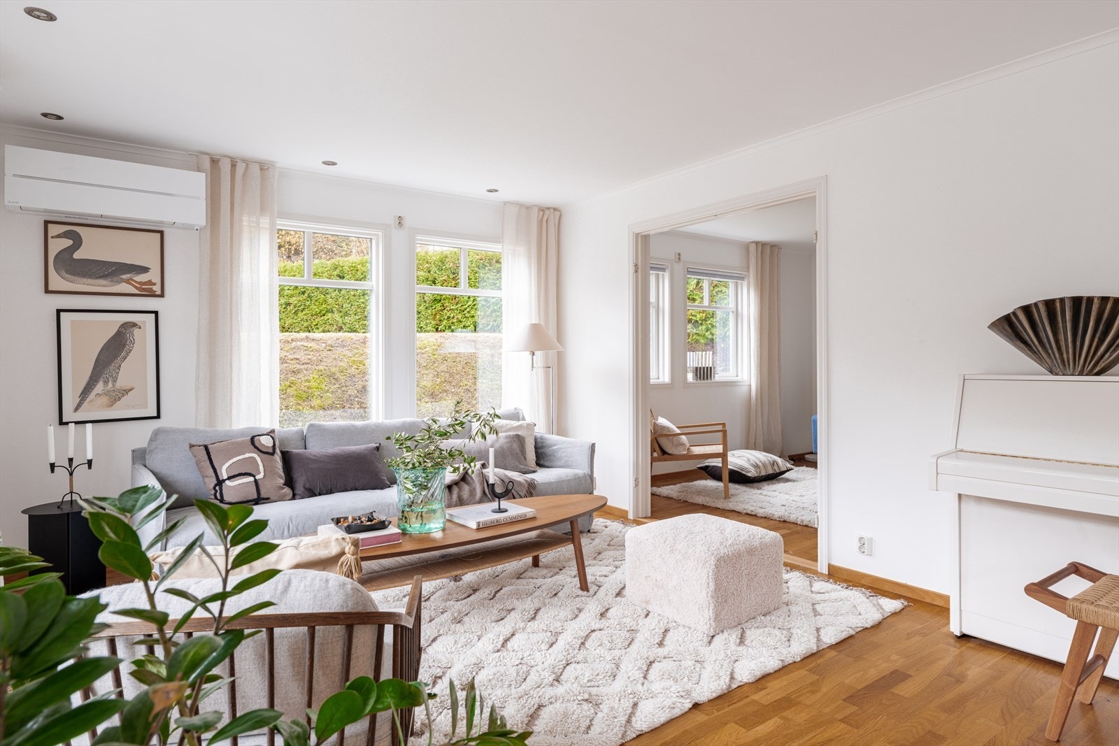 Det ble installert varmepumpe i 2019. Galleribilde