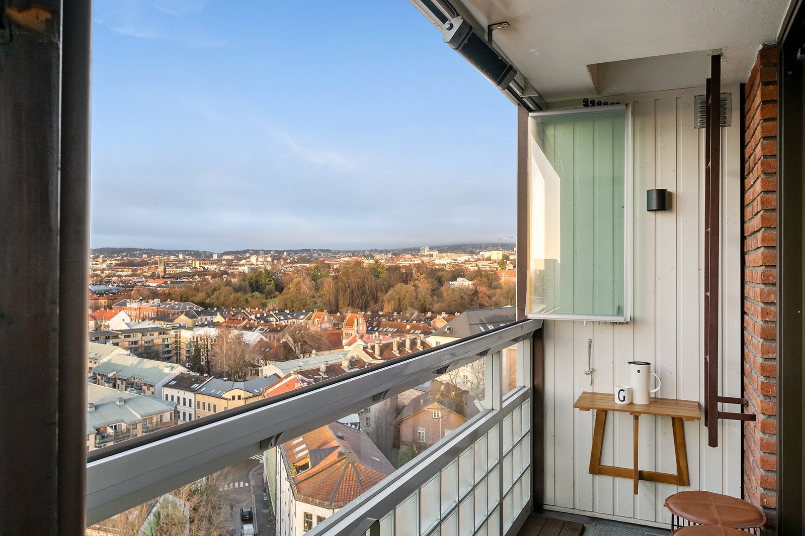 Utsikt mot Botanisk hage og Grefsenkollen Galleribilde