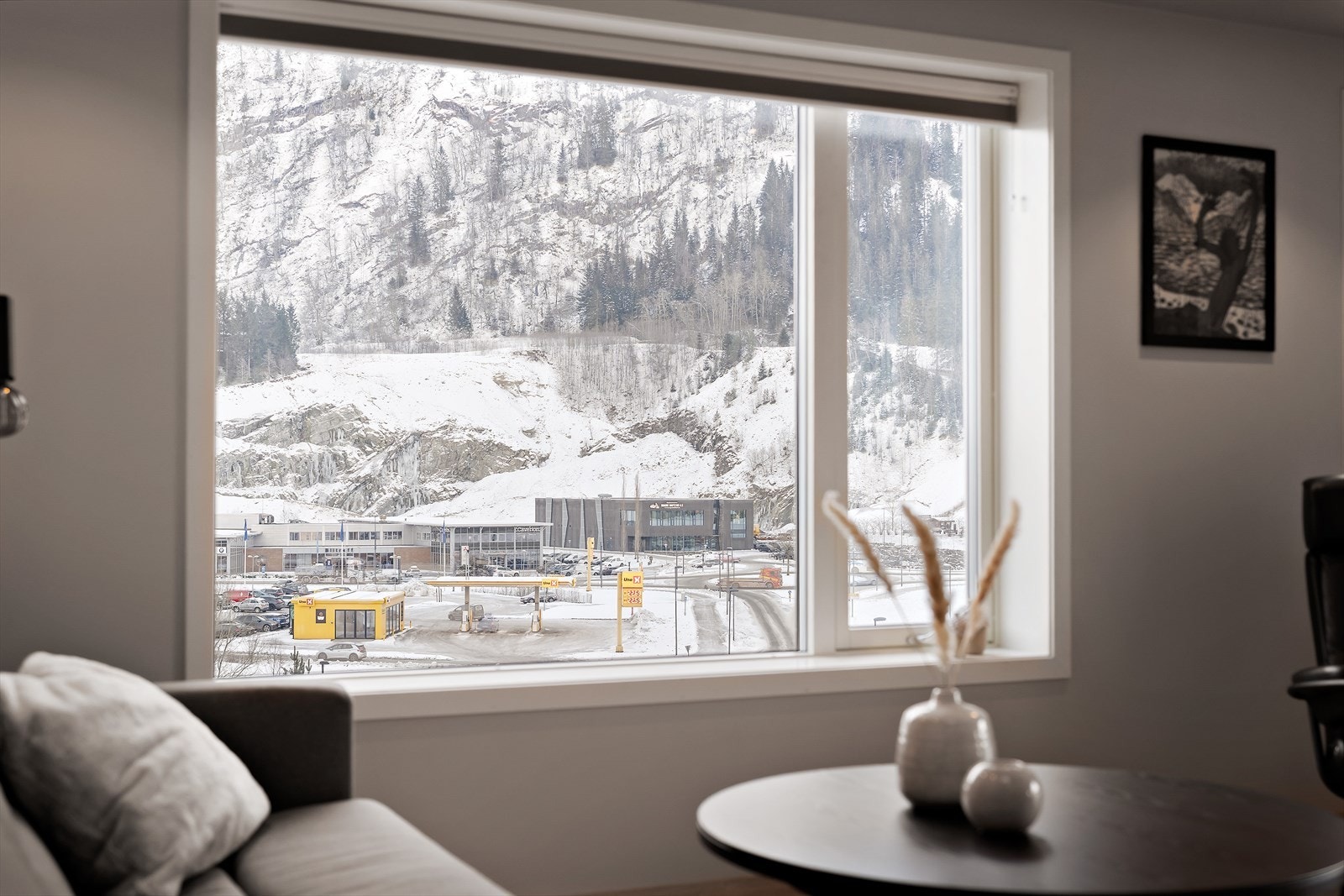 Det er god avstand til E39. Galleribilde