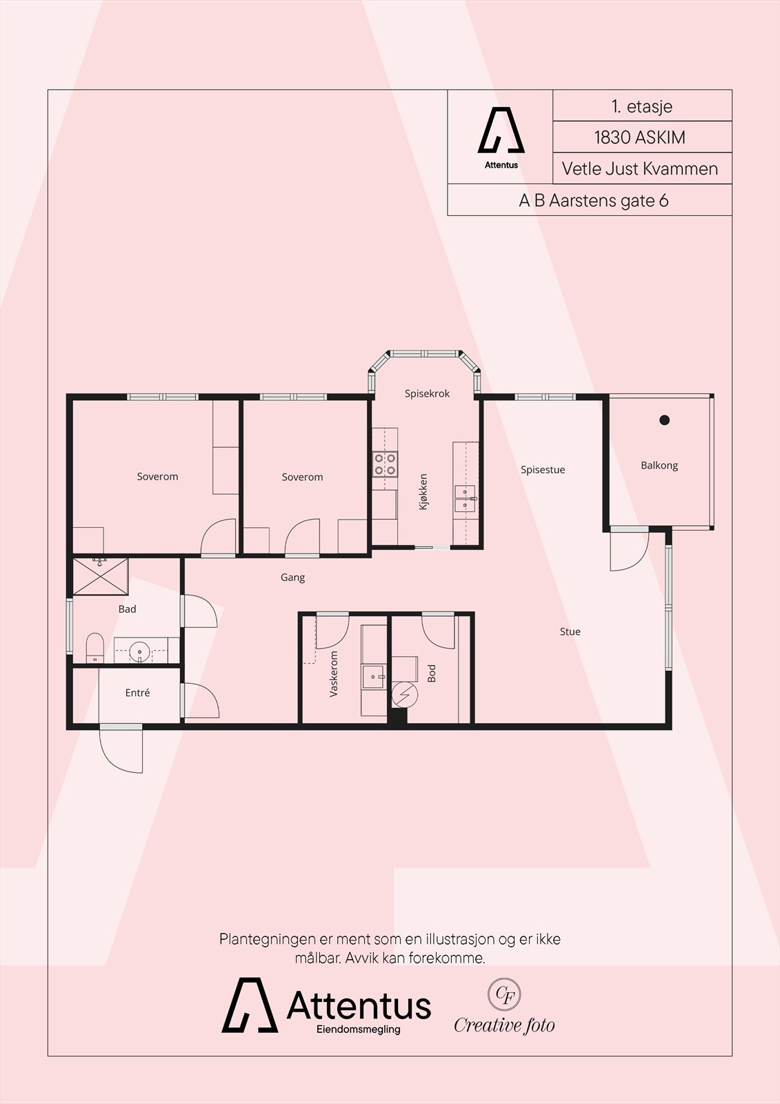 Plantegning Galleribilde