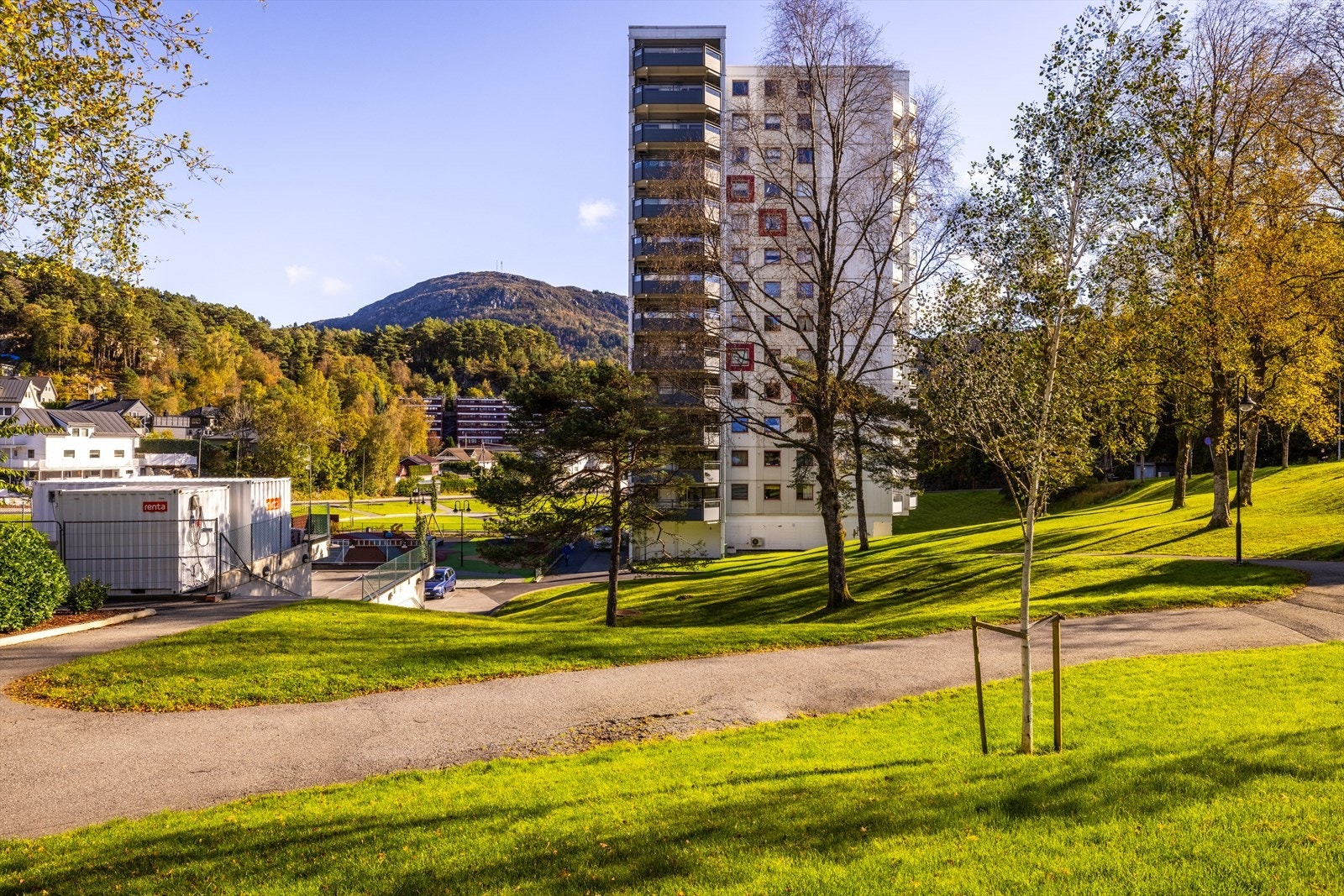 Løvåsen Borettslag består av 262 leiligheter. Galleribilde