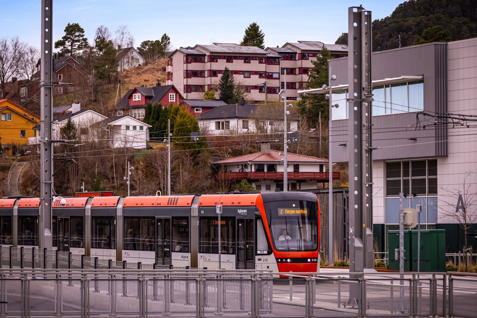 Bybanen ved Oasen senter. Galleribilde