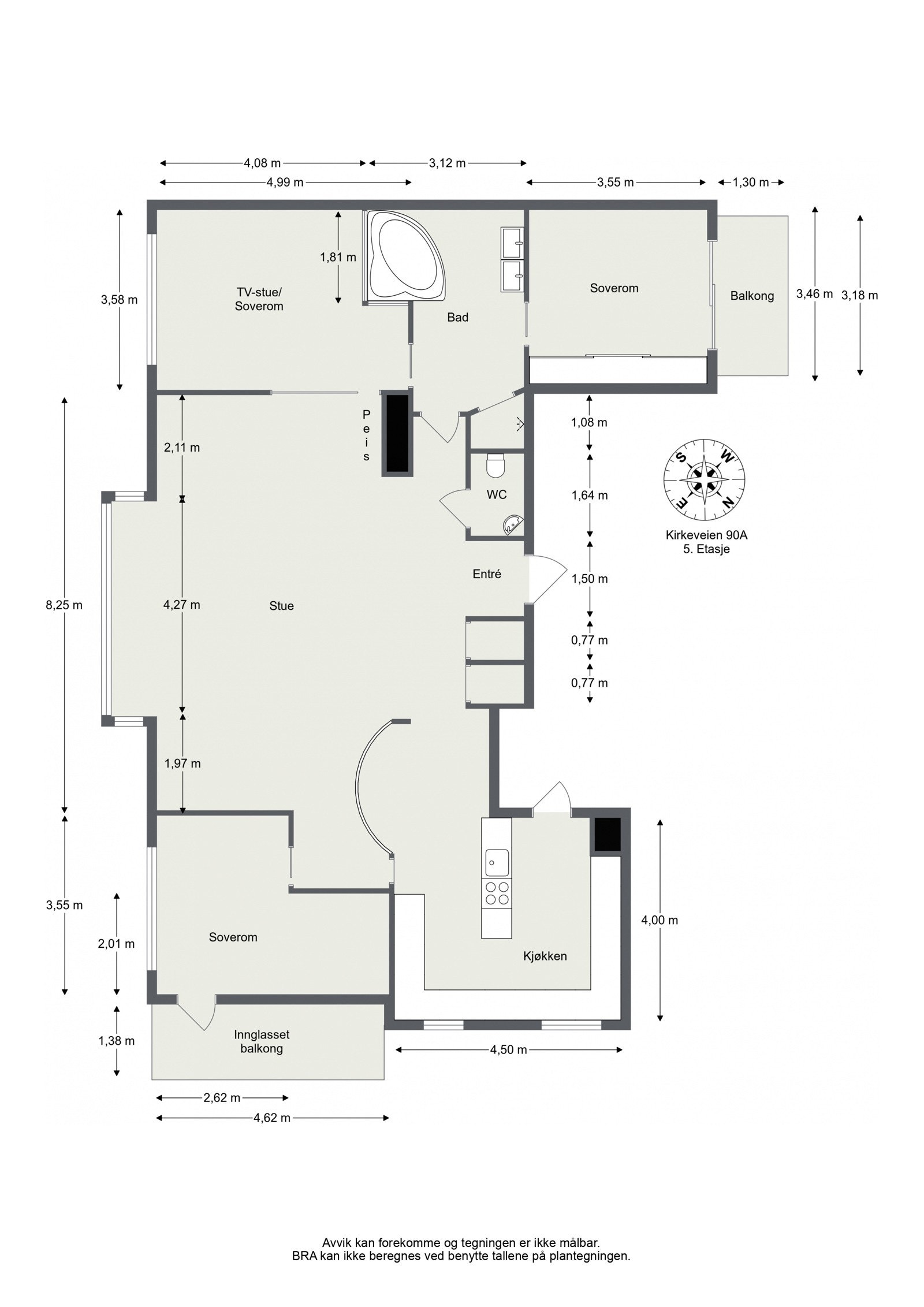 Plantegning. Galleribilde