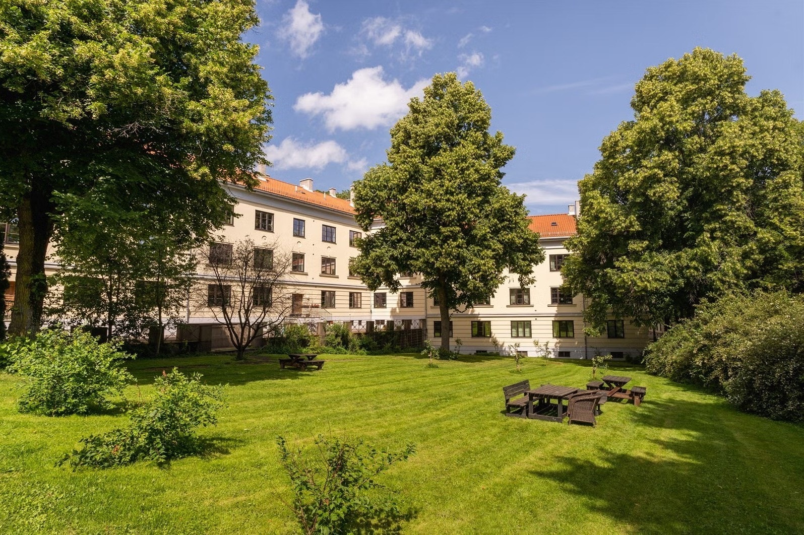 Bakgård. Galleribilde