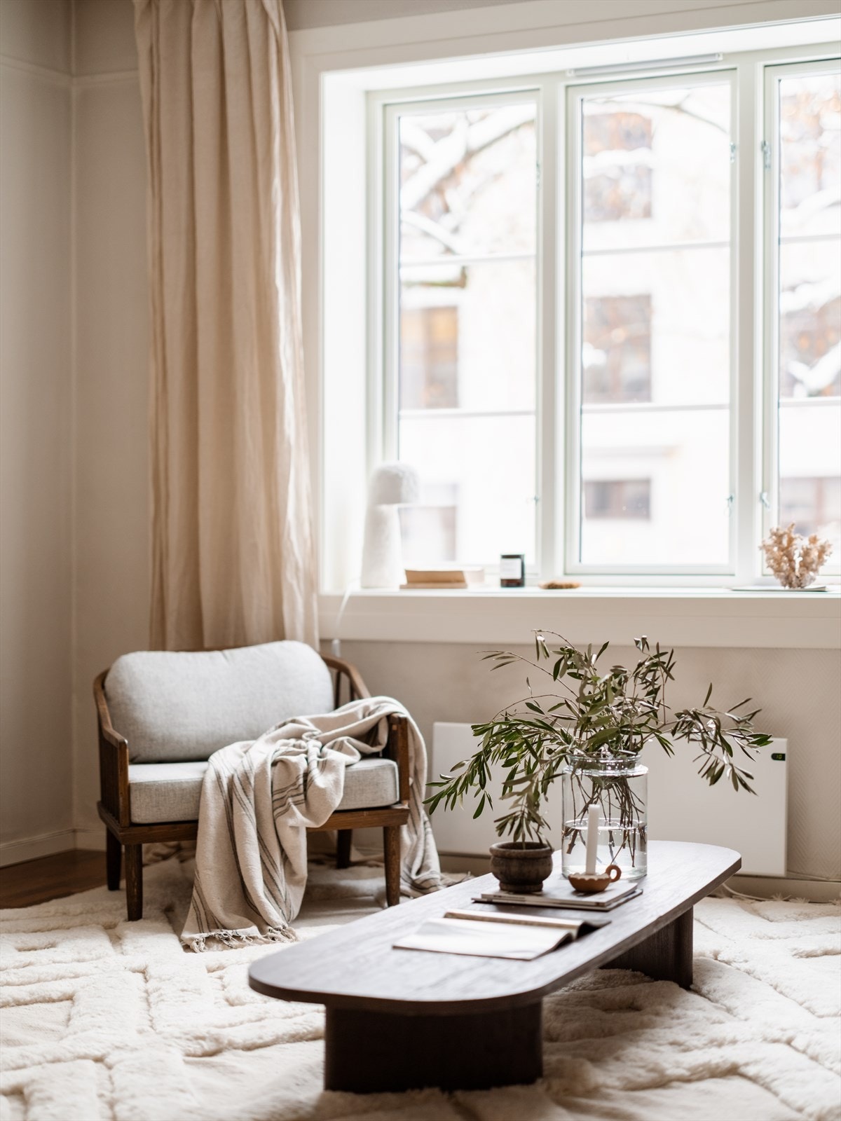 Leiligheten ligger i en svært høy 1.etg med usjenert beliggenhet. Galleribilde