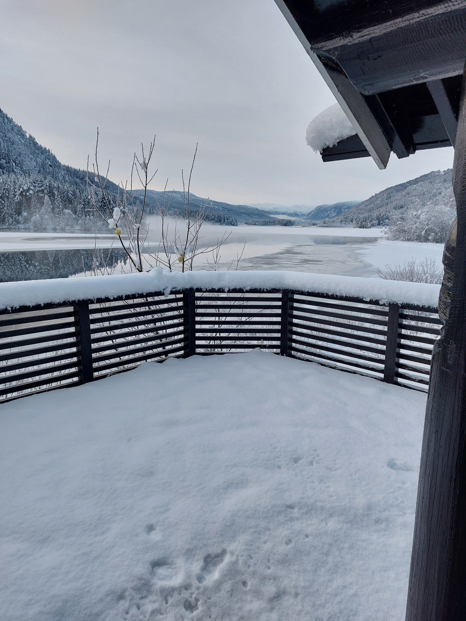 Terrasse mot fjorden Galleribilde