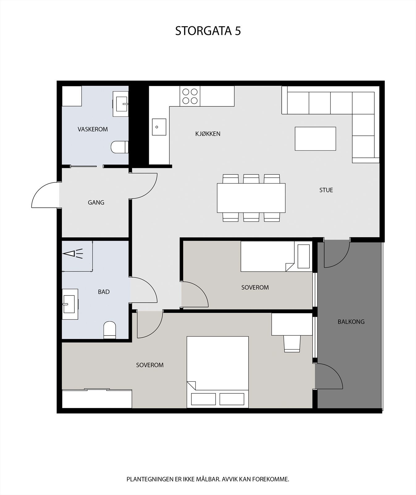 Plantegning Galleribilde