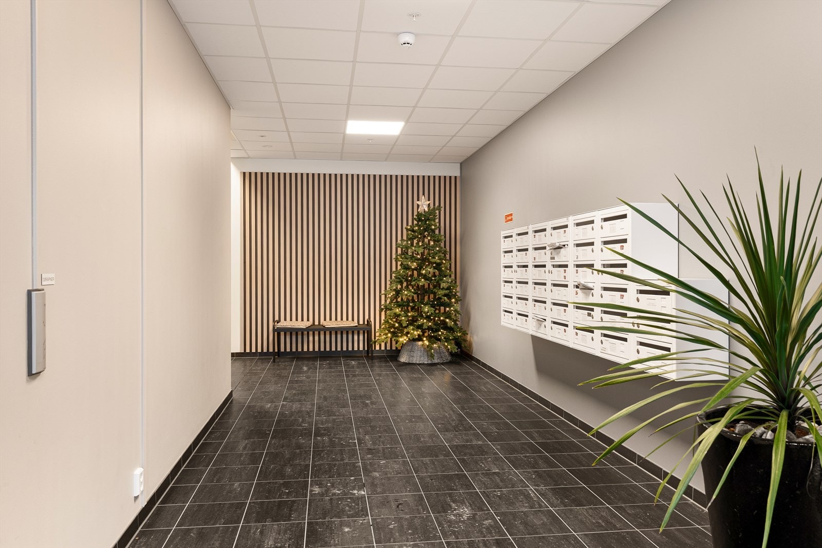 Blokken har hyggelige og velstelte fellesarealer, som skaper en trivelig ramme rundt boligen. Galleribilde