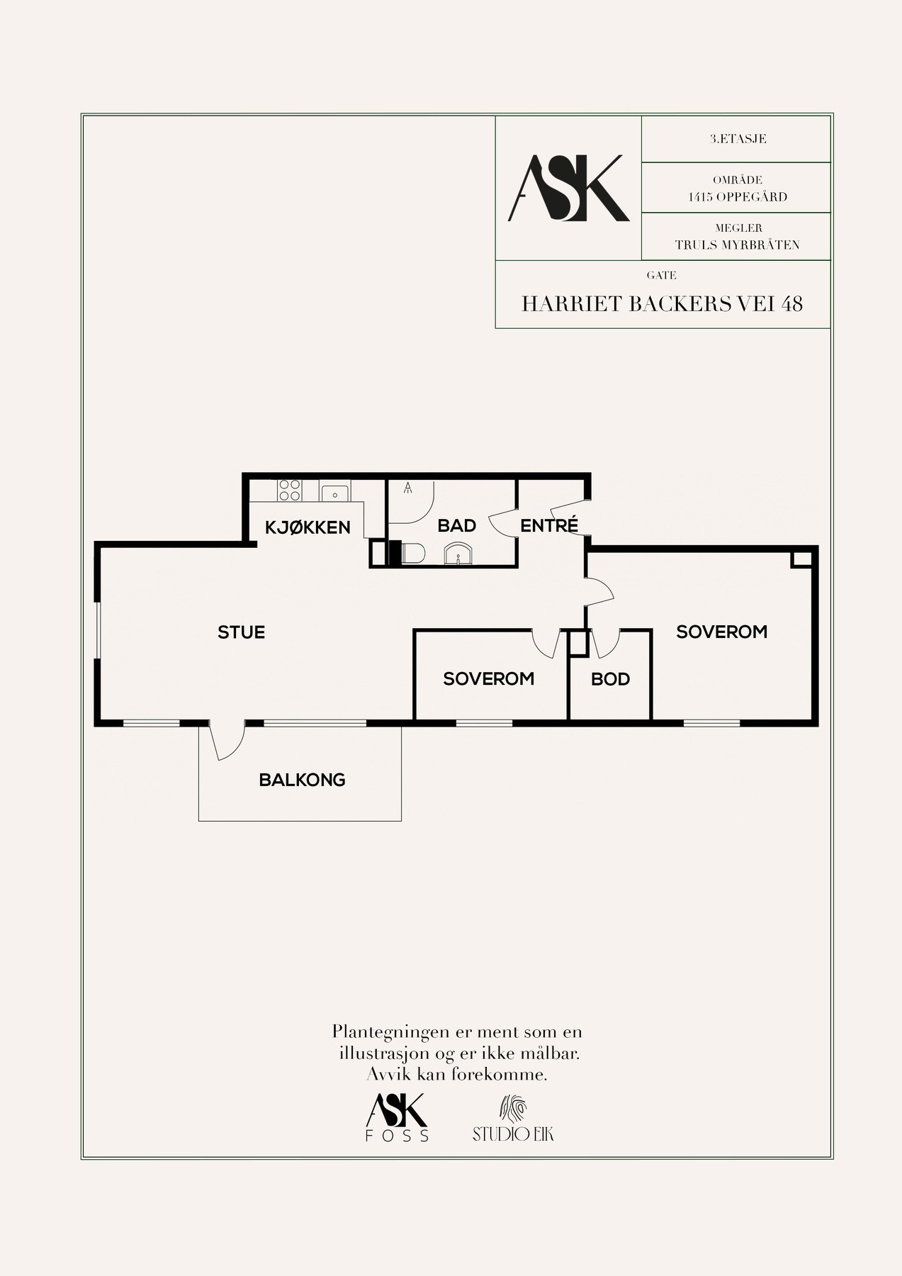 Plantegning Galleribilde