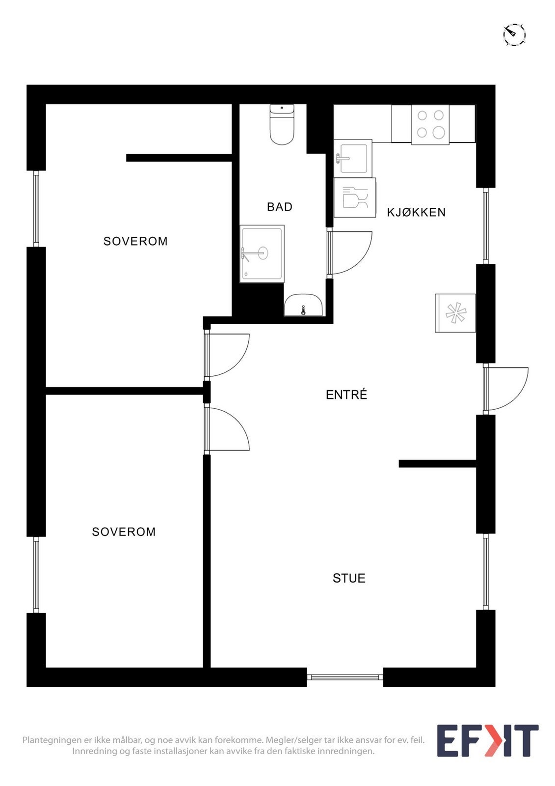Plantegning Galleribilde