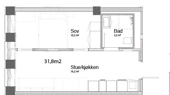 Plantegning kan variere Galleribilde