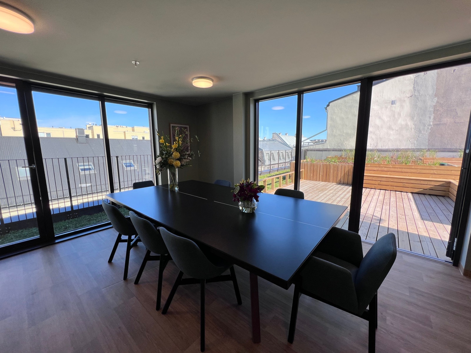 Felleskjøkken ved takterassen Galleribilde