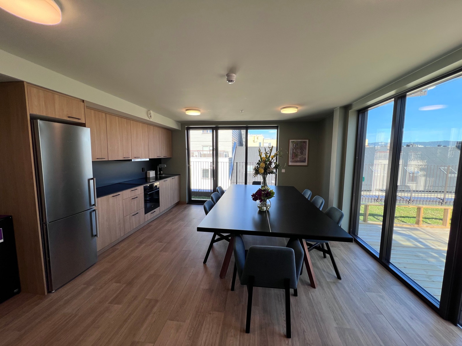 Felleskjøkken ved takterassen Galleribilde