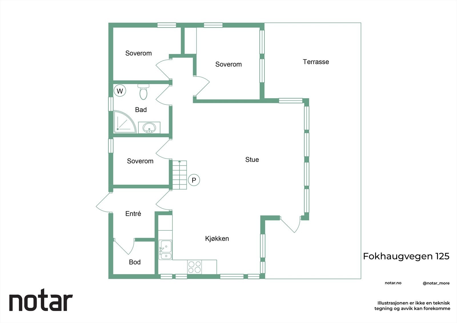 Plantegning Galleribilde