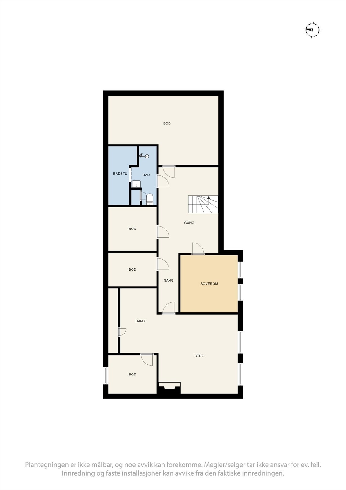 Plantegninger kjelleretasje. Galleribilde