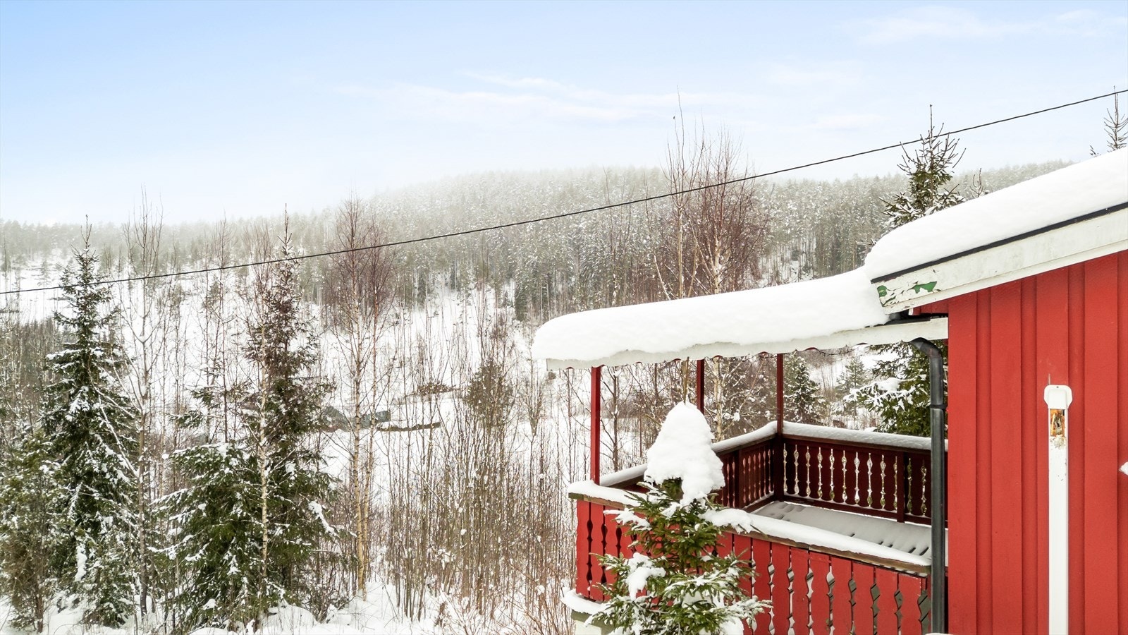 Overbygget terrasse med adkomst til hagen Galleribilde
