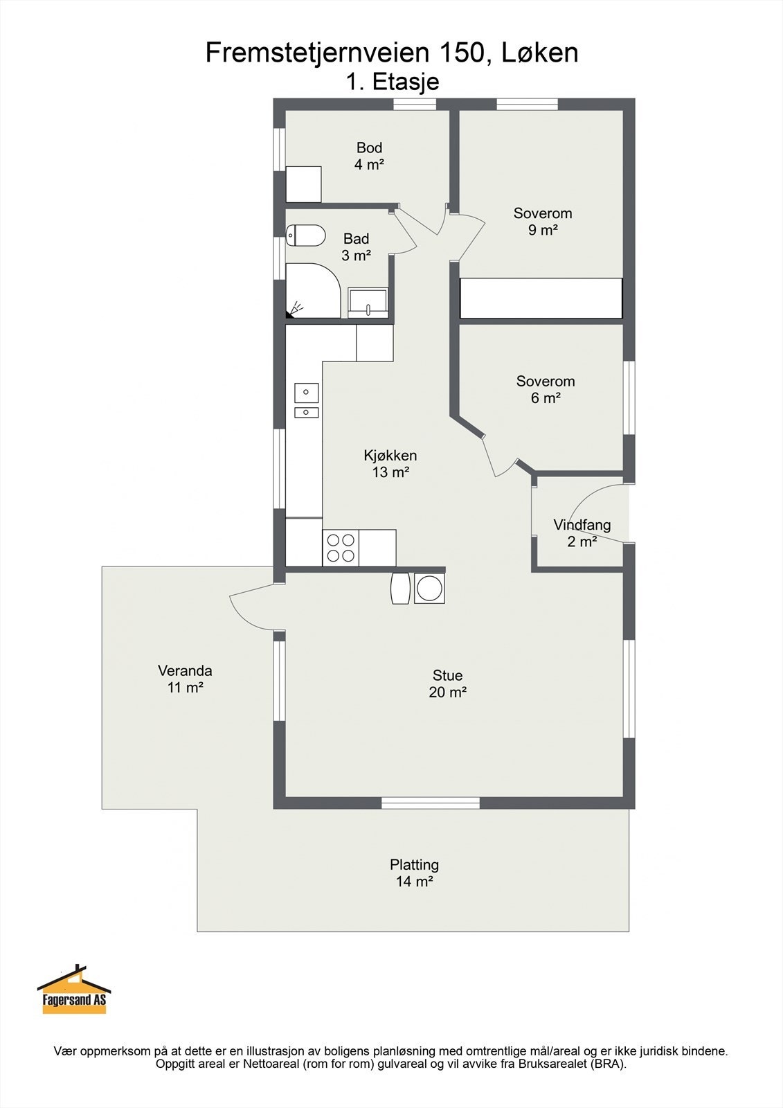 Planskisse. Galleribilde