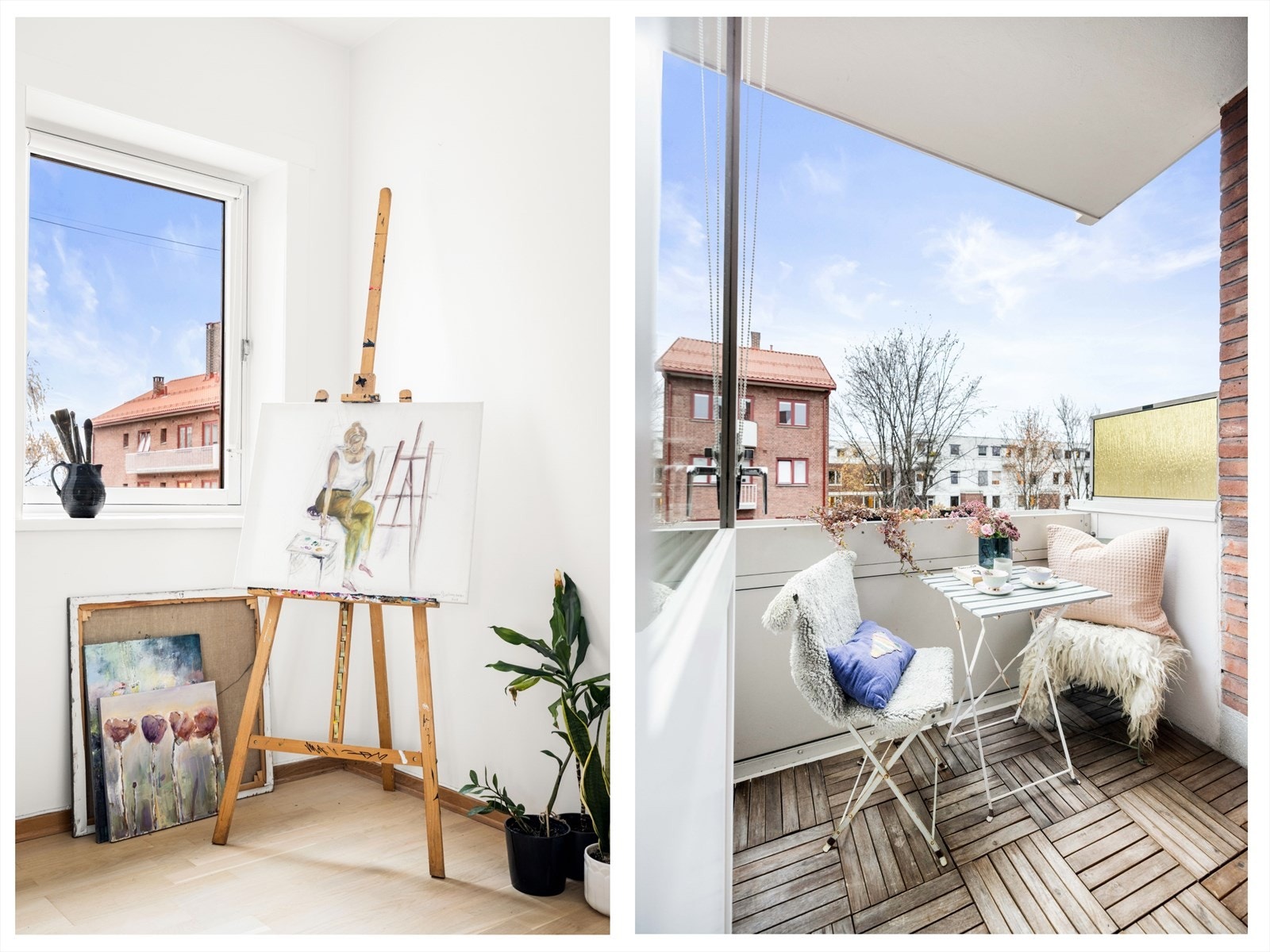 En hyggelig stue med mye godt naturlig lys fra flere vinduer! Galleribilde