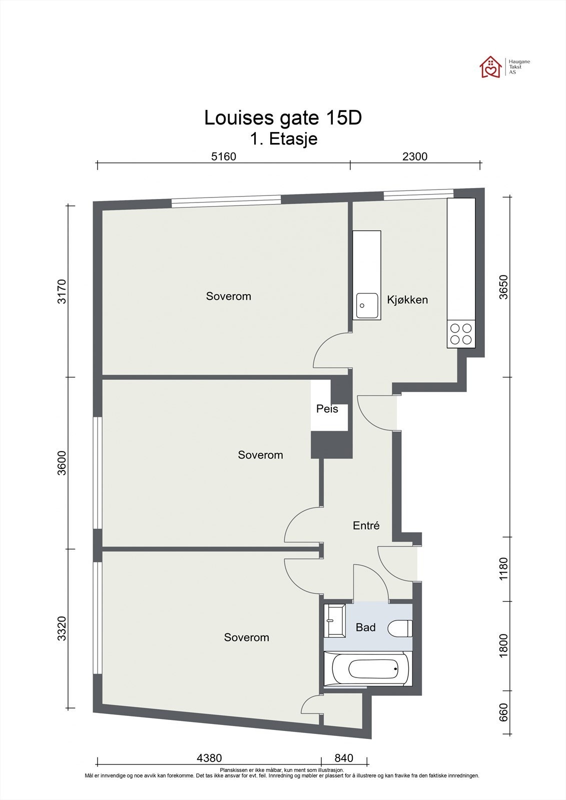 Plantegning Galleribilde