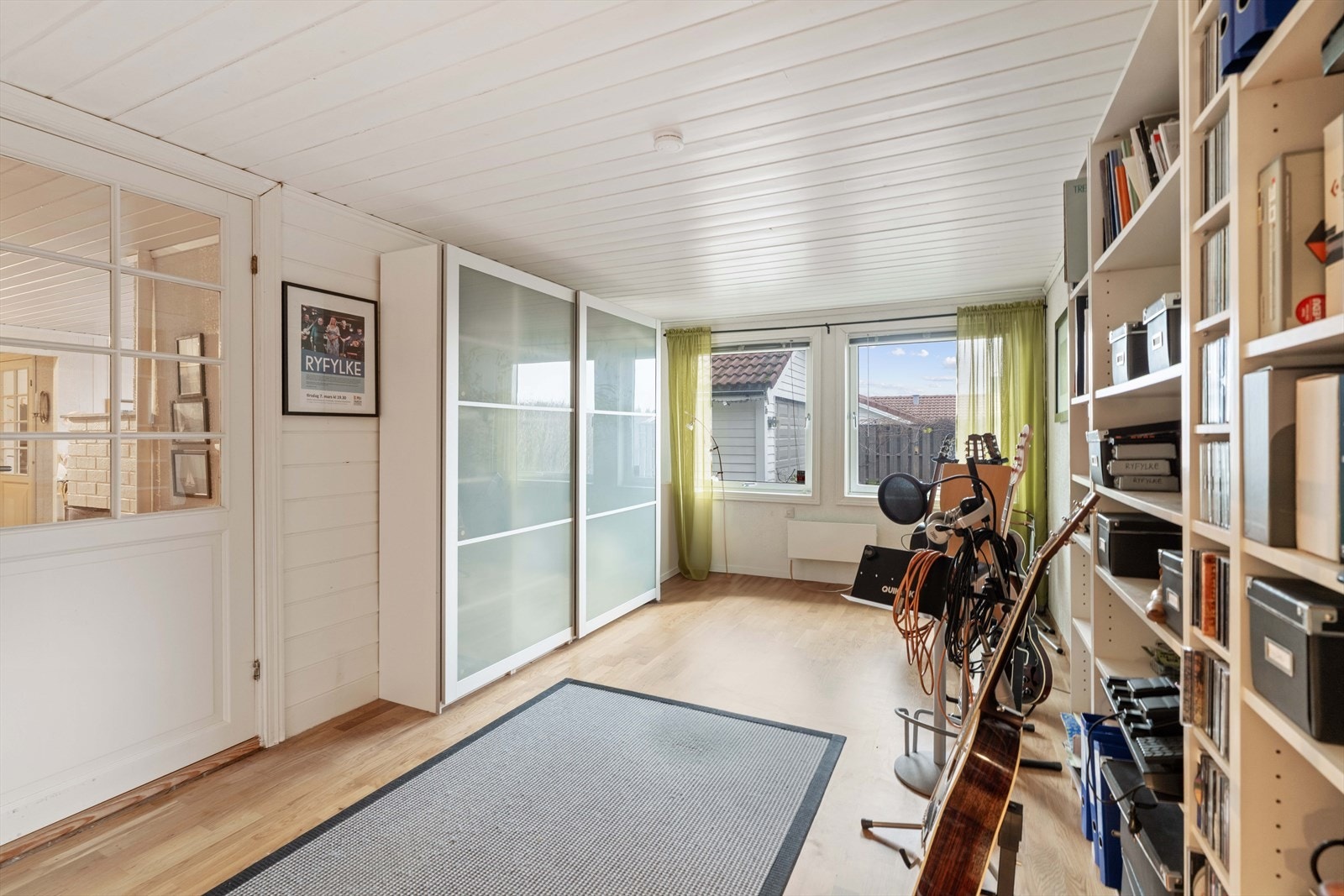 Innredet rom/musikkrom - tidligere garasje (Ikke godkjent) Galleribilde