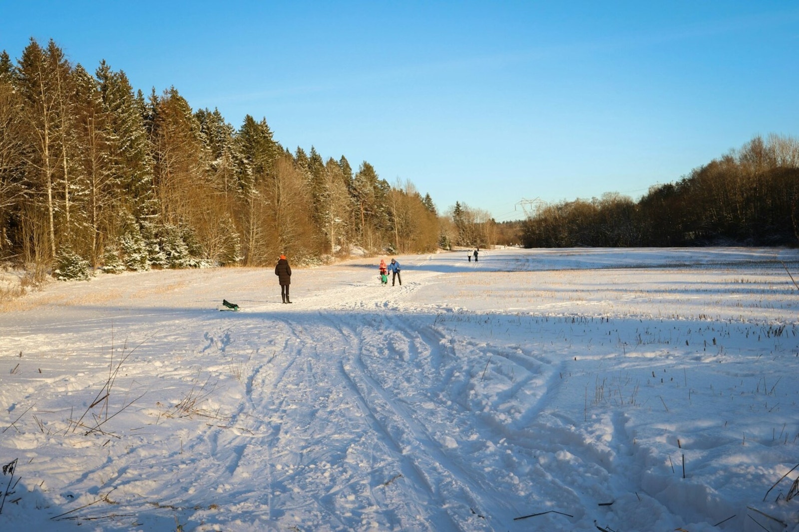 Området byr på nærhet til marka og byens fasiliteter Galleribilde