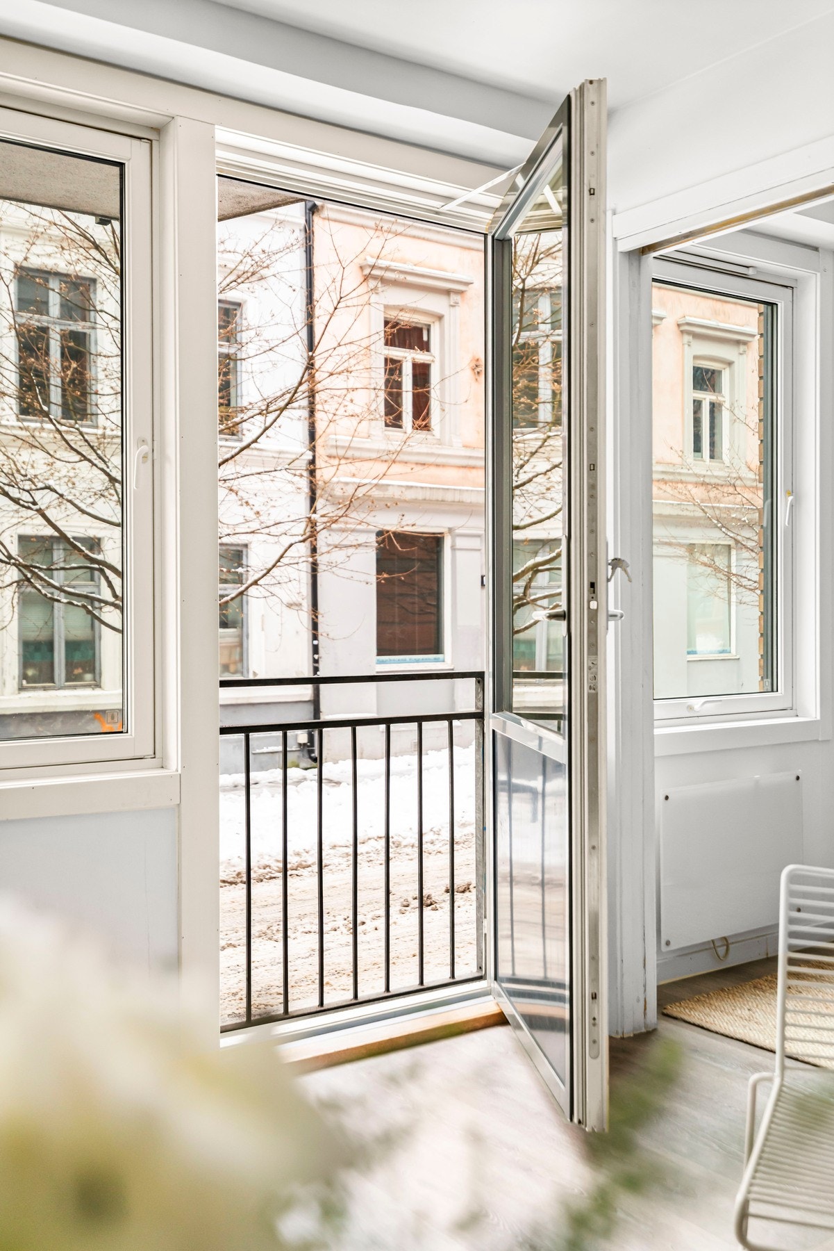 Fransk balkong. Galleribilde