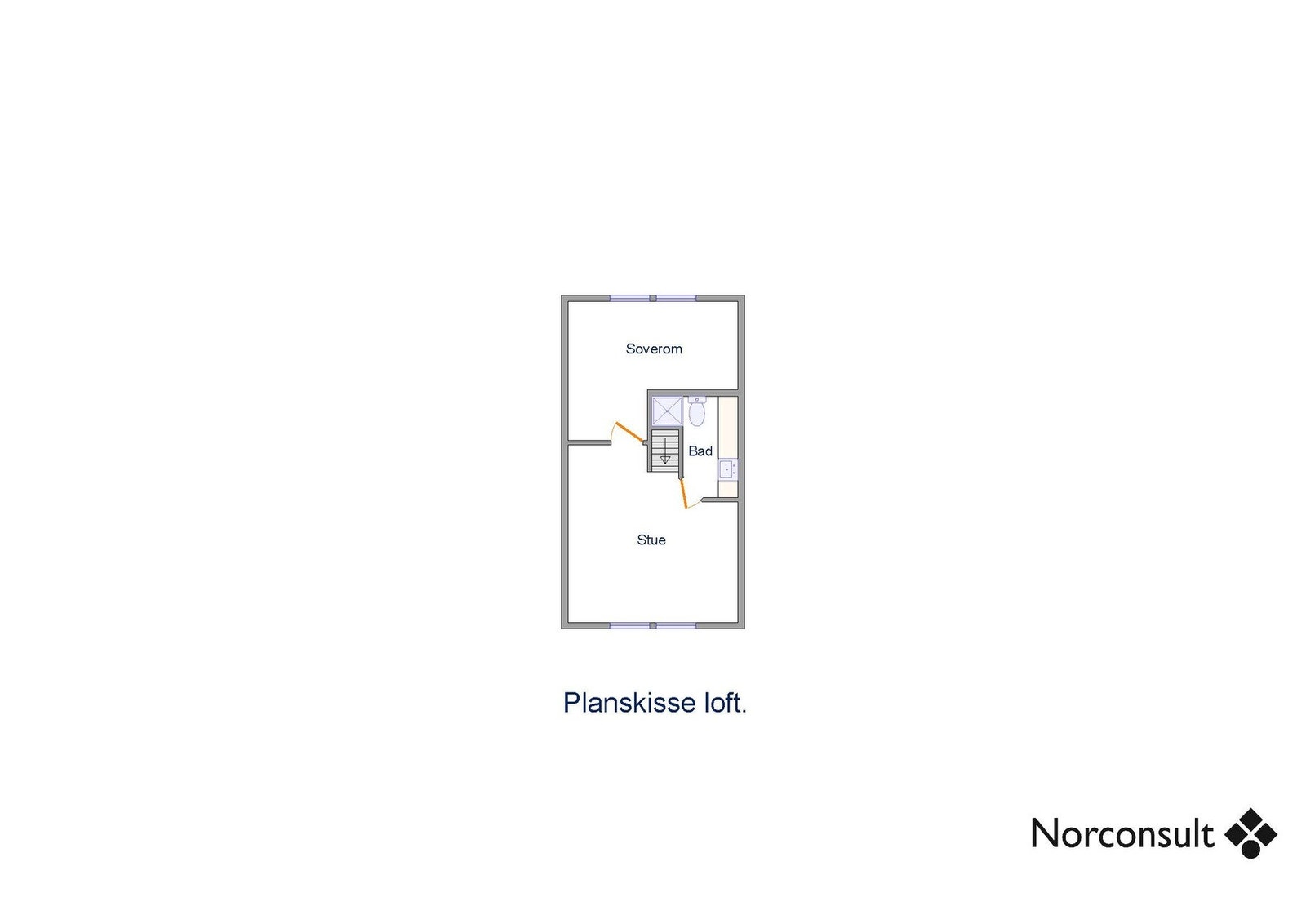 Planskisse - Loft Galleribilde