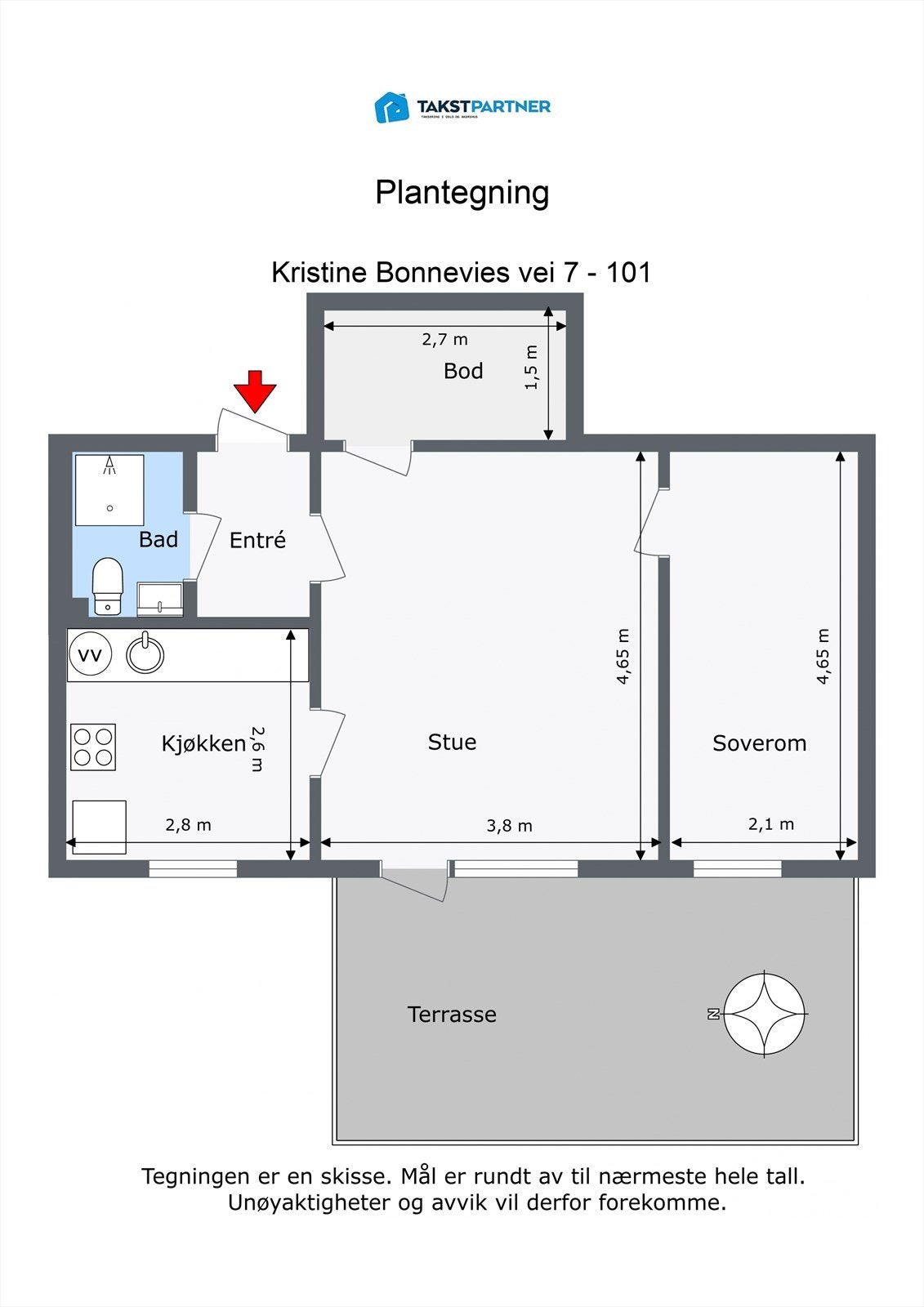 Plantegning Galleribilde