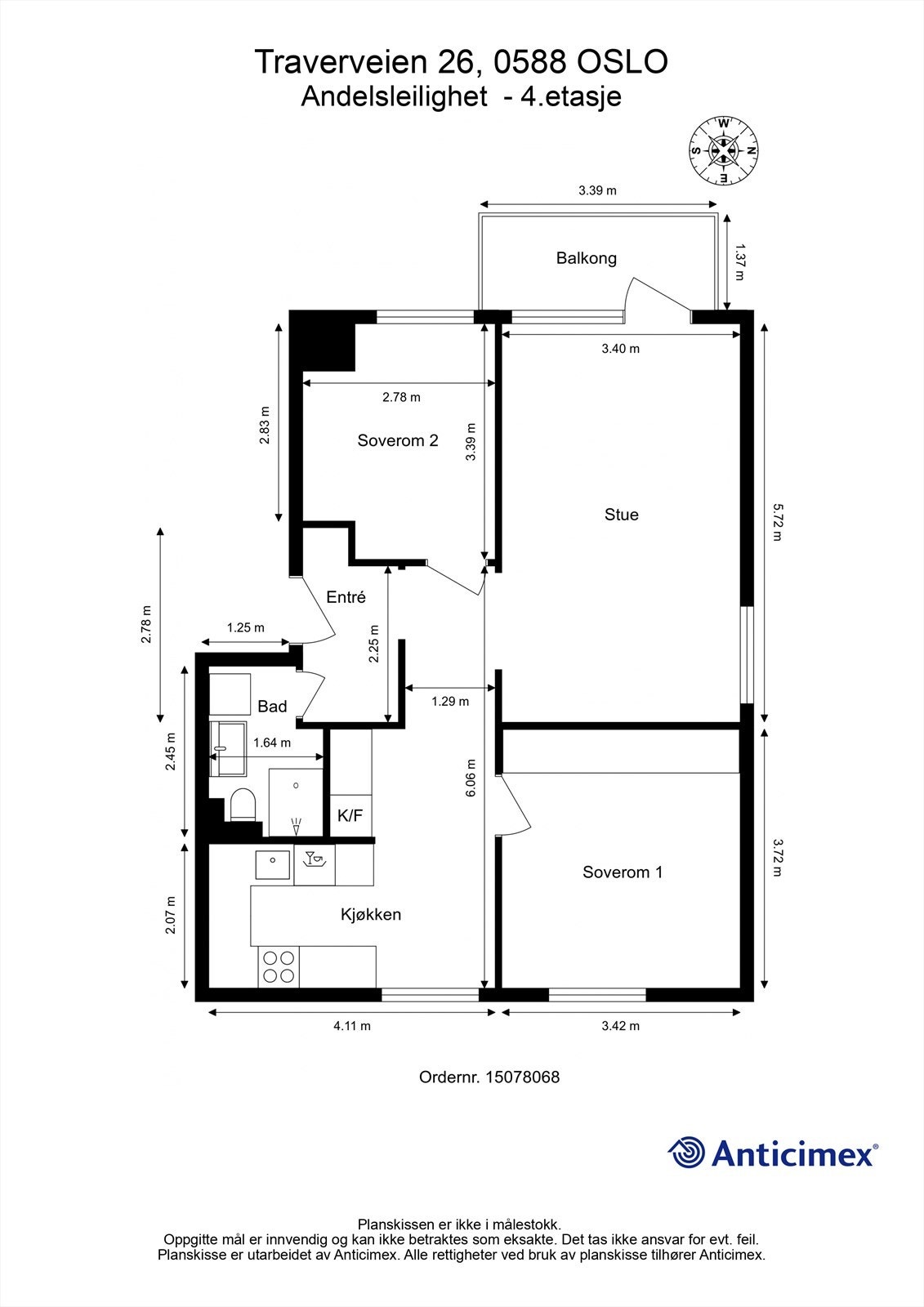 Plantegning Galleribilde