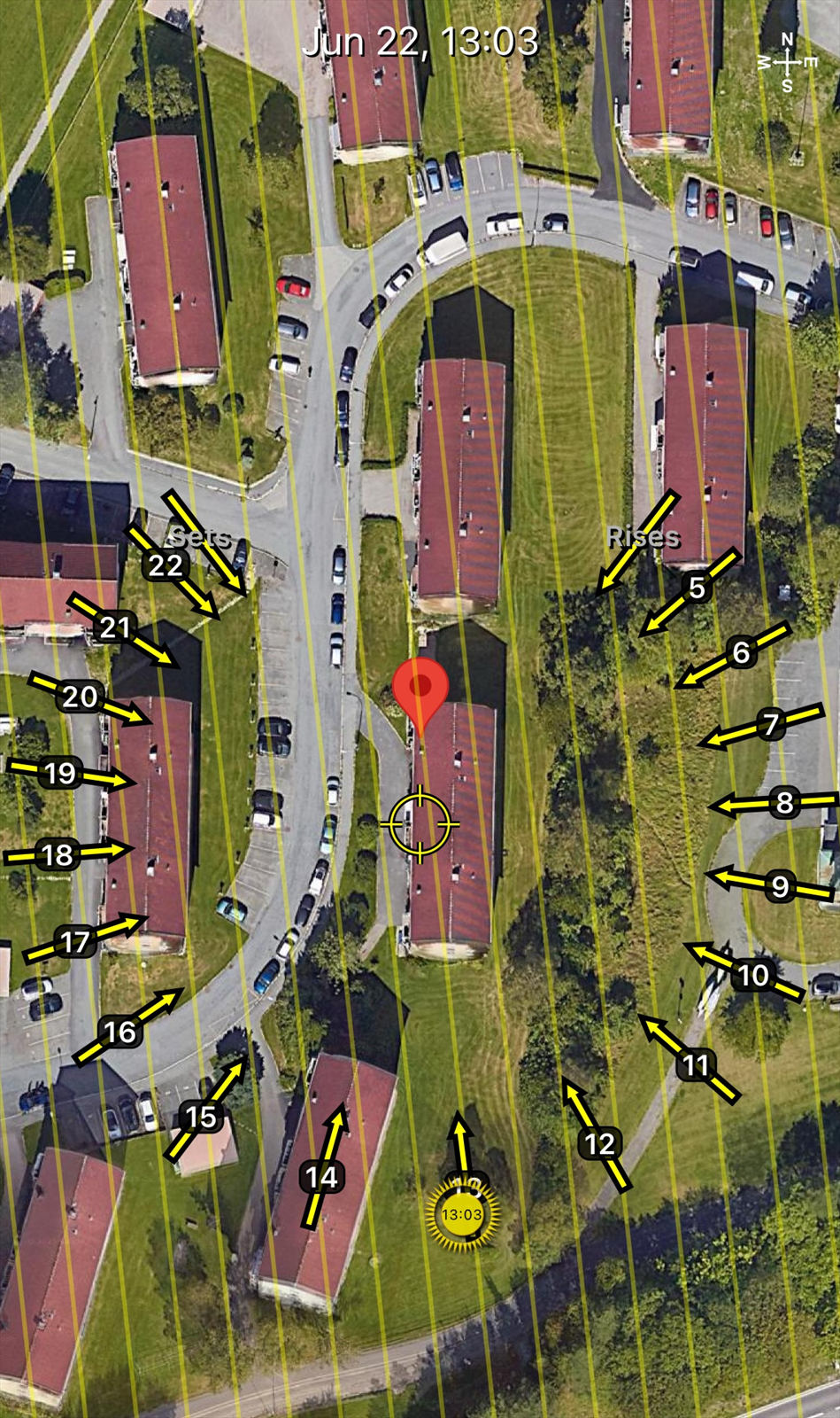 Solkart - illustrasjon Galleribilde