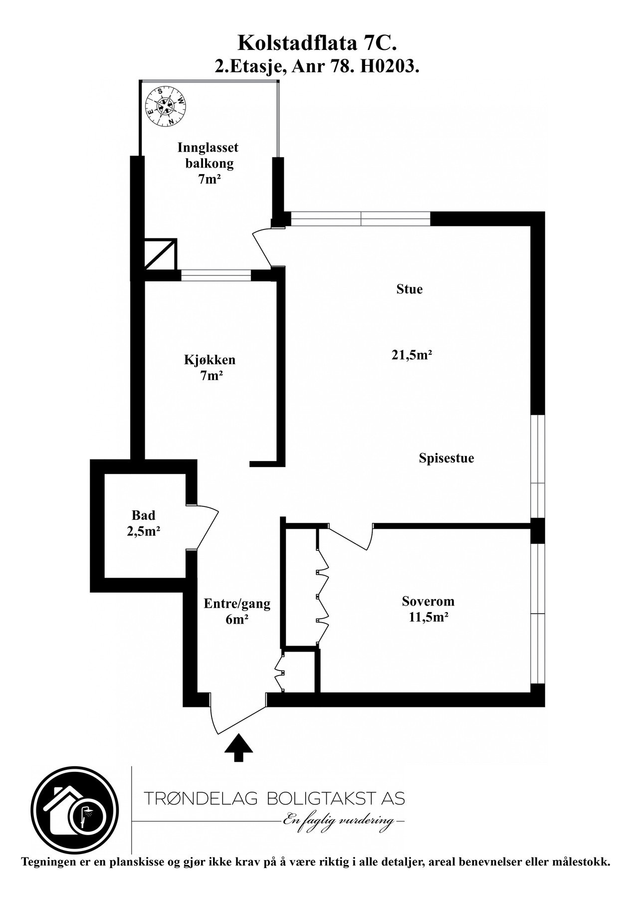 Planskisse. Galleribilde