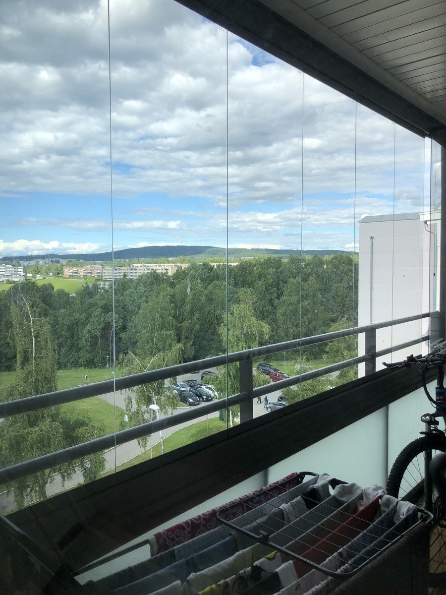 Utsikt fra kjøkkenterrasse Galleribilde