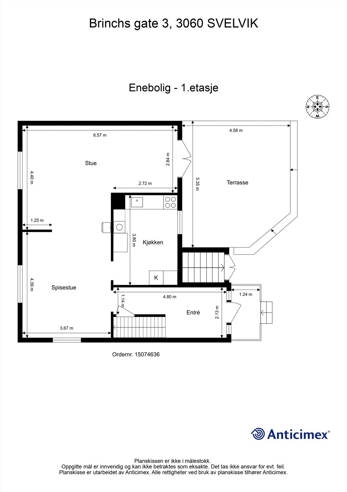 Plantegning 1.etasje Galleribilde