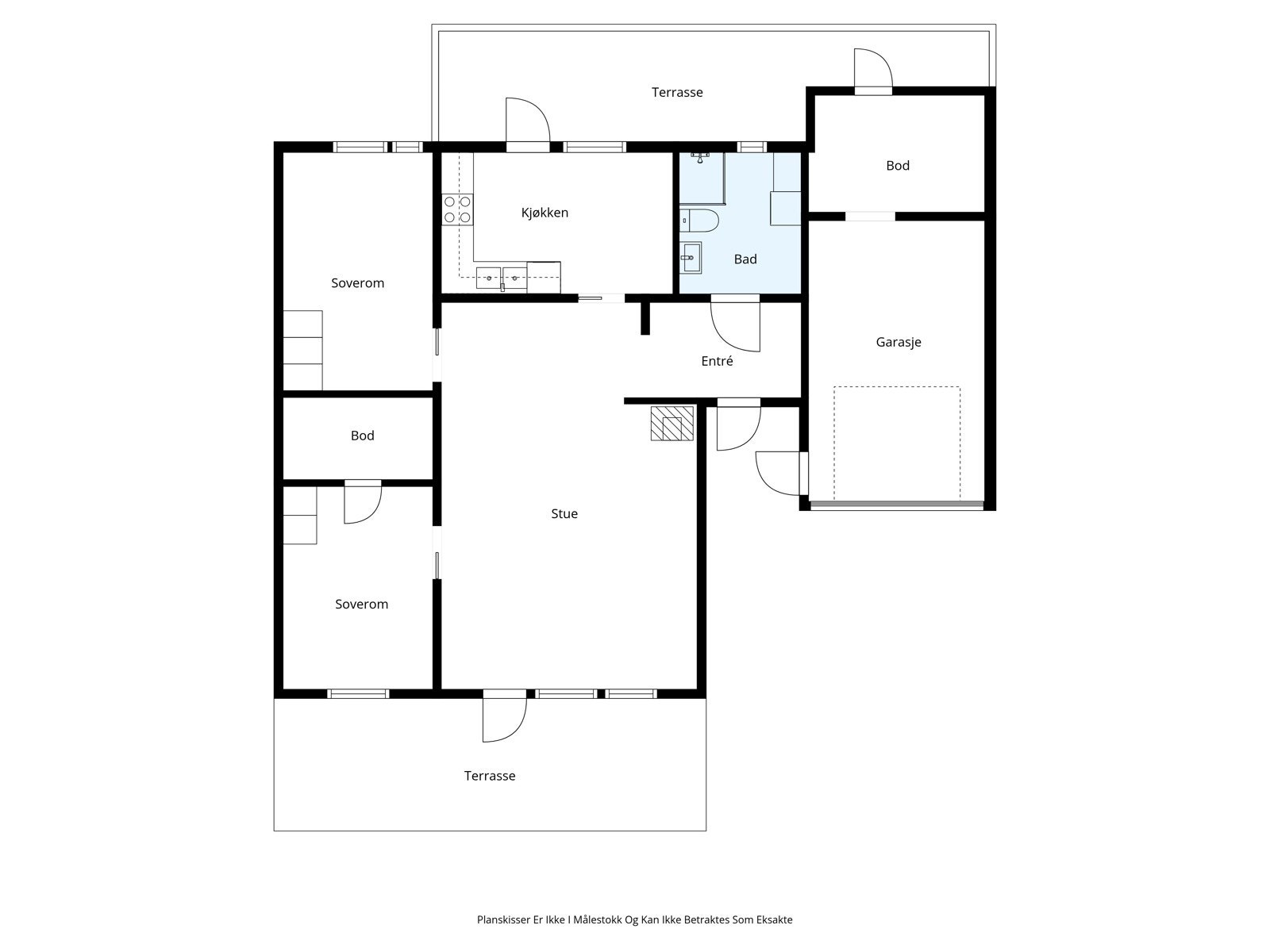 Plantegning Galleribilde