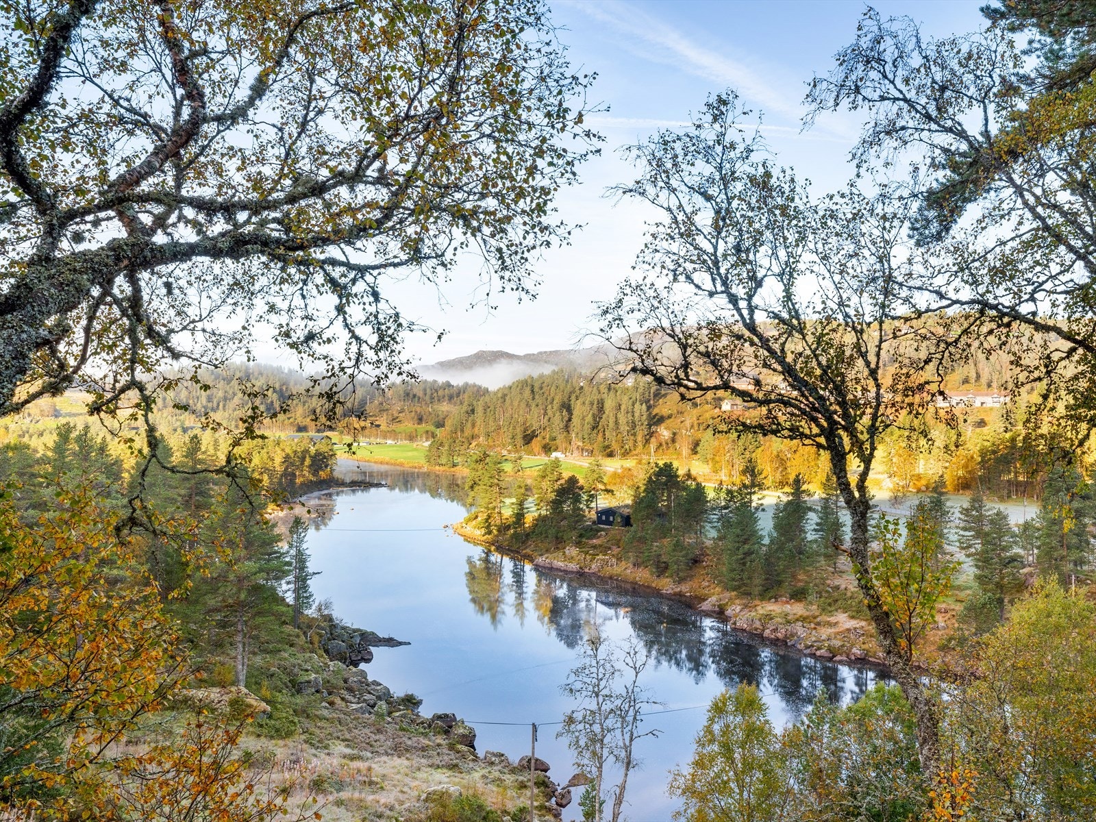 Hytte med fri beliggenhet og nydelig utsikt! Galleribilde