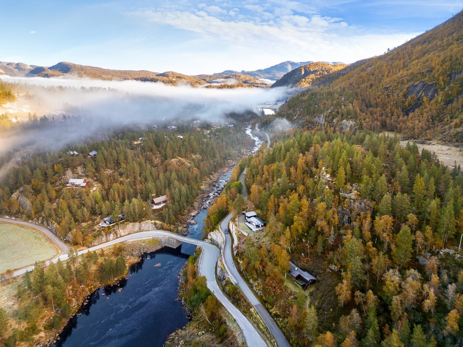 Det er nært til løypene i Nessetdalen og løypen fra Nesset til Kvæven. Galleribilde