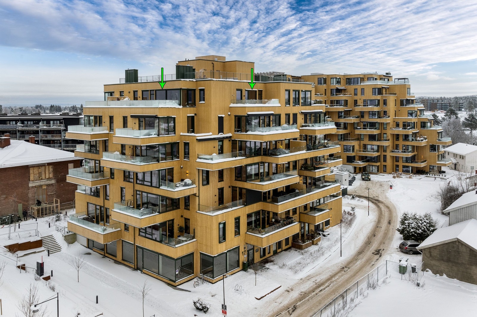 Leiligheten har en attraktiv og sentral beliggenhet i sentrum av Jessheim. Galleribilde