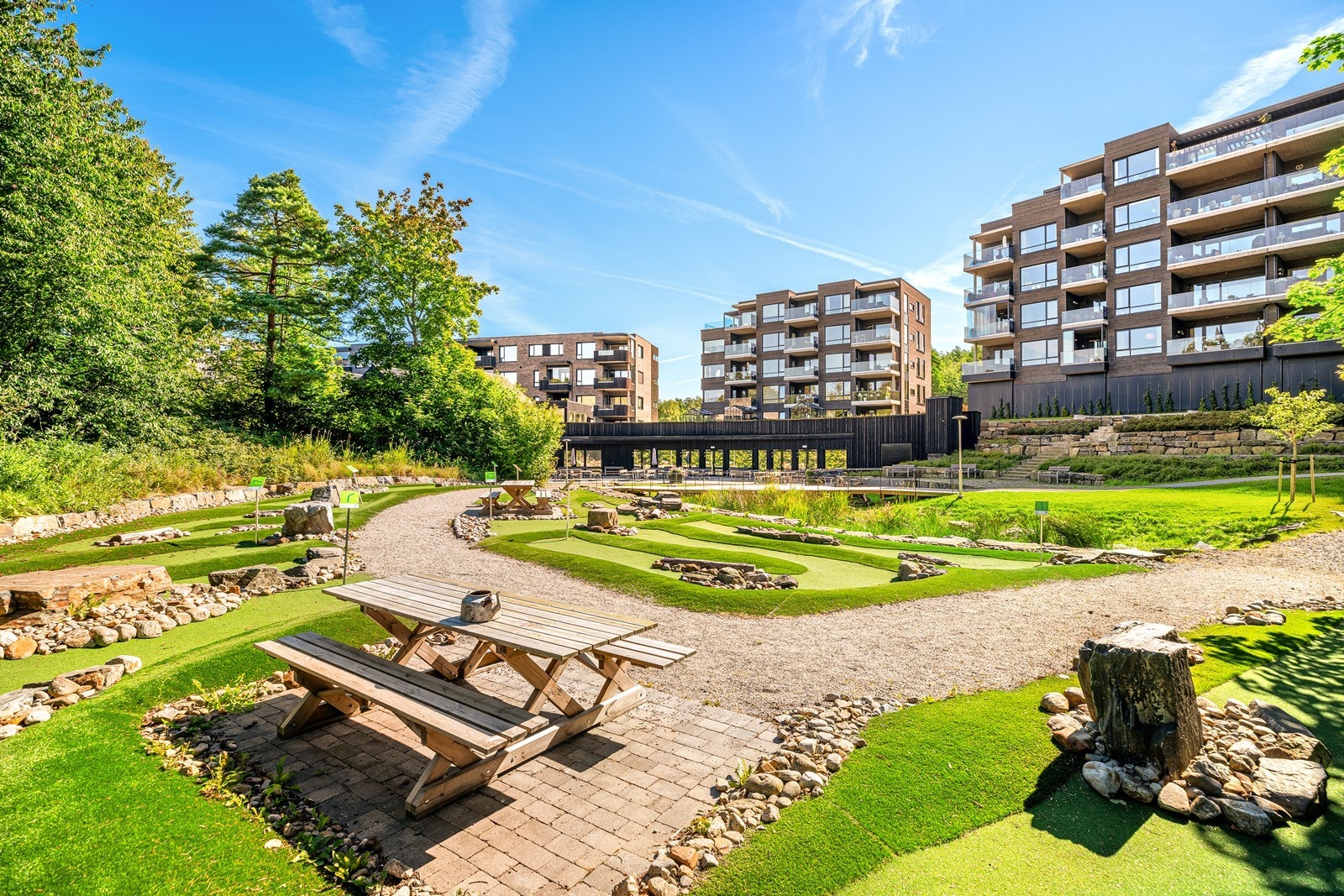 Fellesområder for beboere i Randesund Hageby Galleribilde