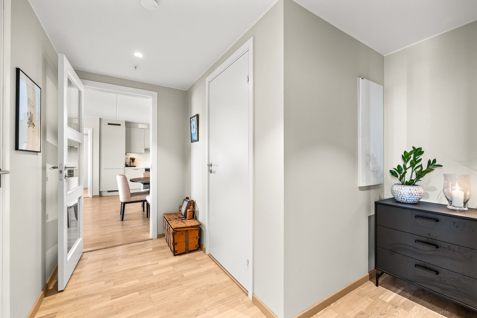 Balansert ventilasjon med varmeveksler skaper et lunt og godt inneklima. Galleribilde