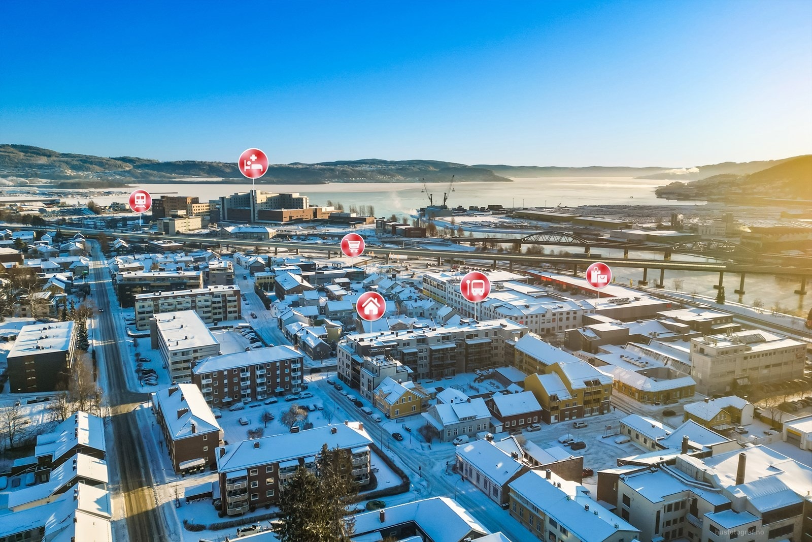 Her kan du kombinere byliv og rekreasjon på en balansert måte - et trygt sted å bo og en smart investering for fremtiden. Galleribilde