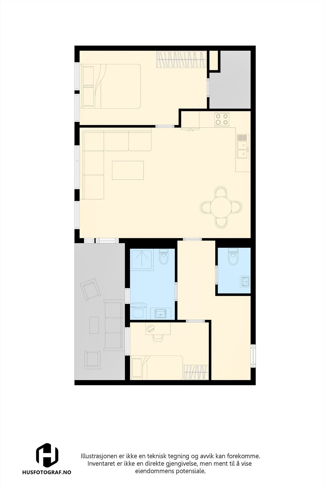 Plantegning Galleribilde