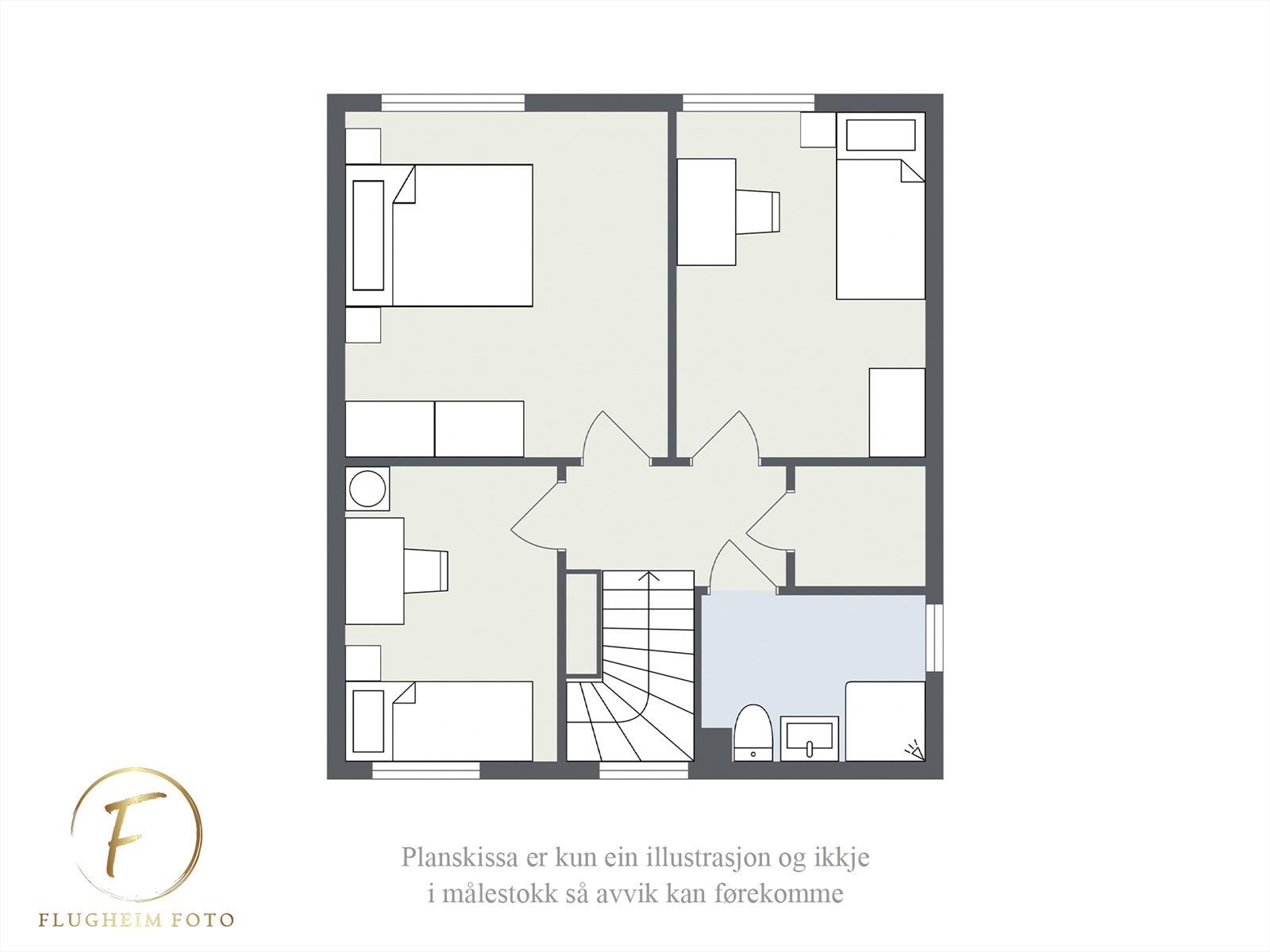 Planteikning - 2. Etasje Galleribilde