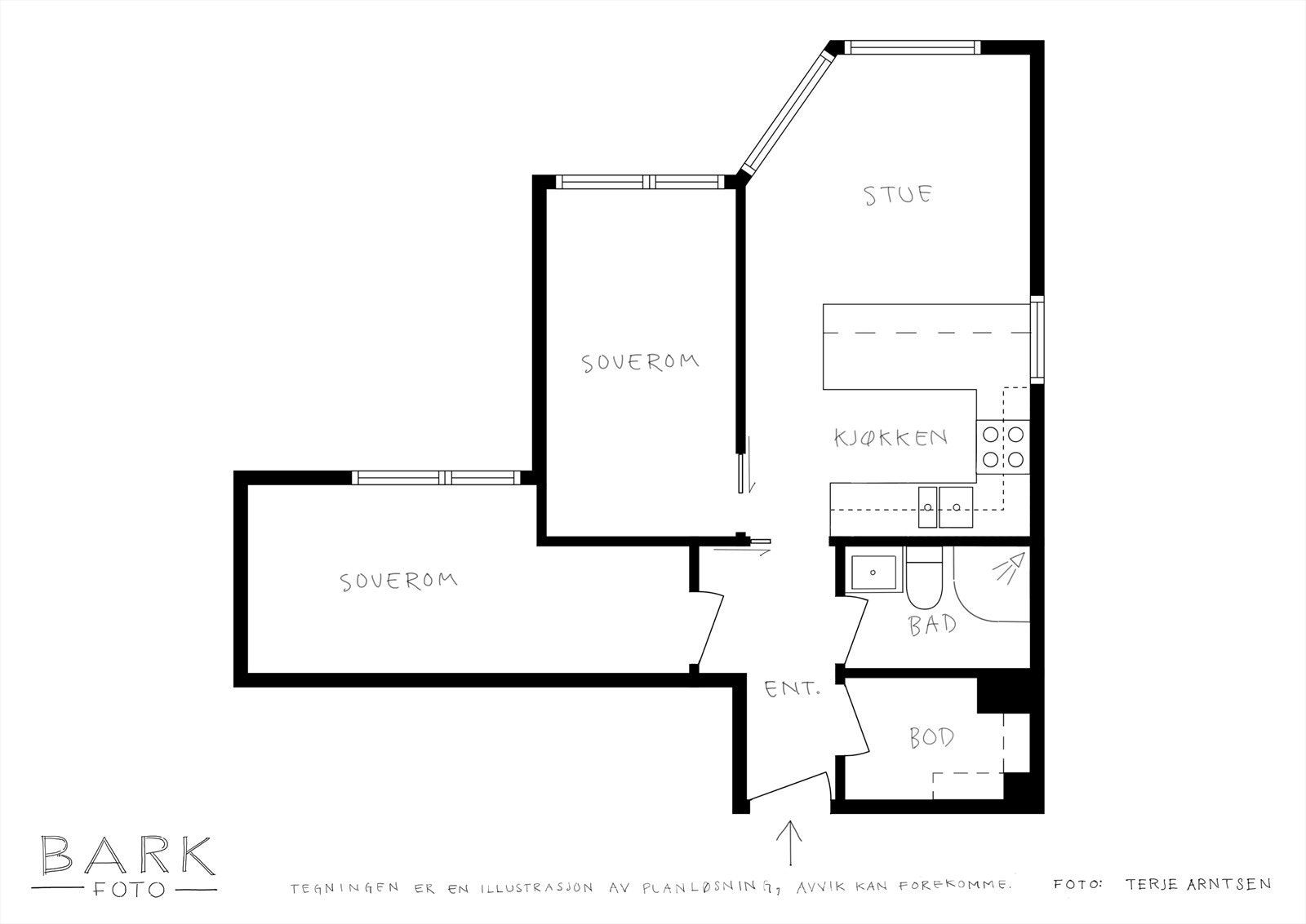 - Plantegning - Galleribilde