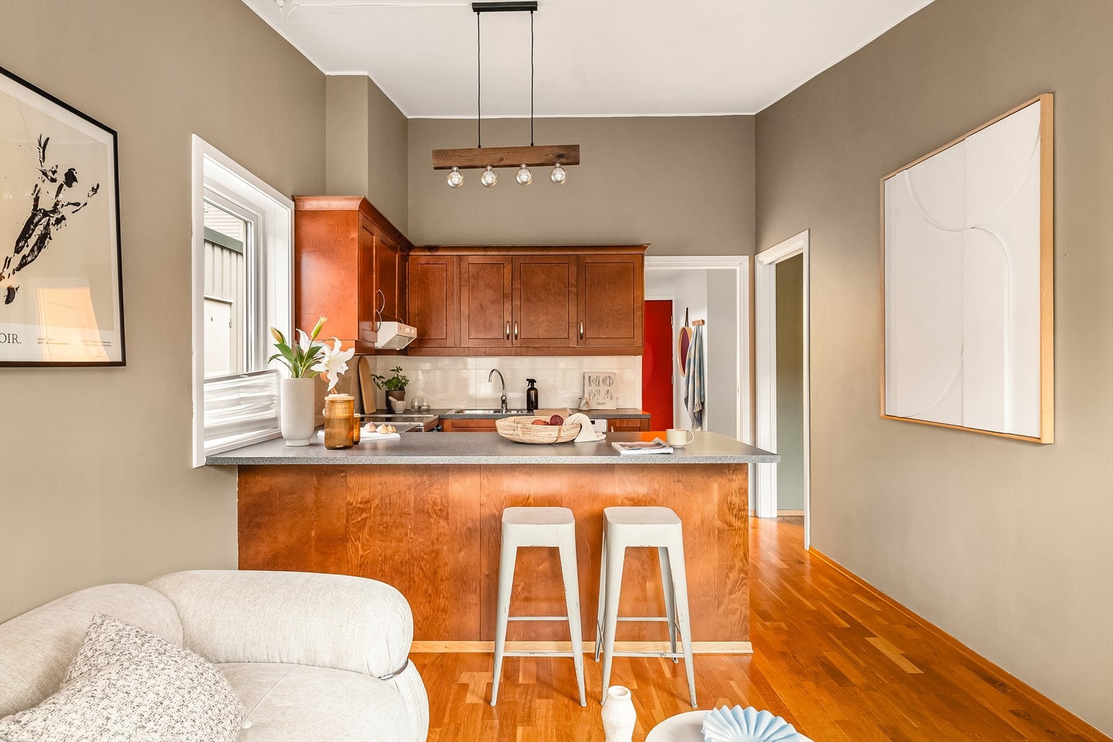 - En fin 3-roms selveierleilighet med populær beliggenhet i et rolig boligområde - Galleribilde