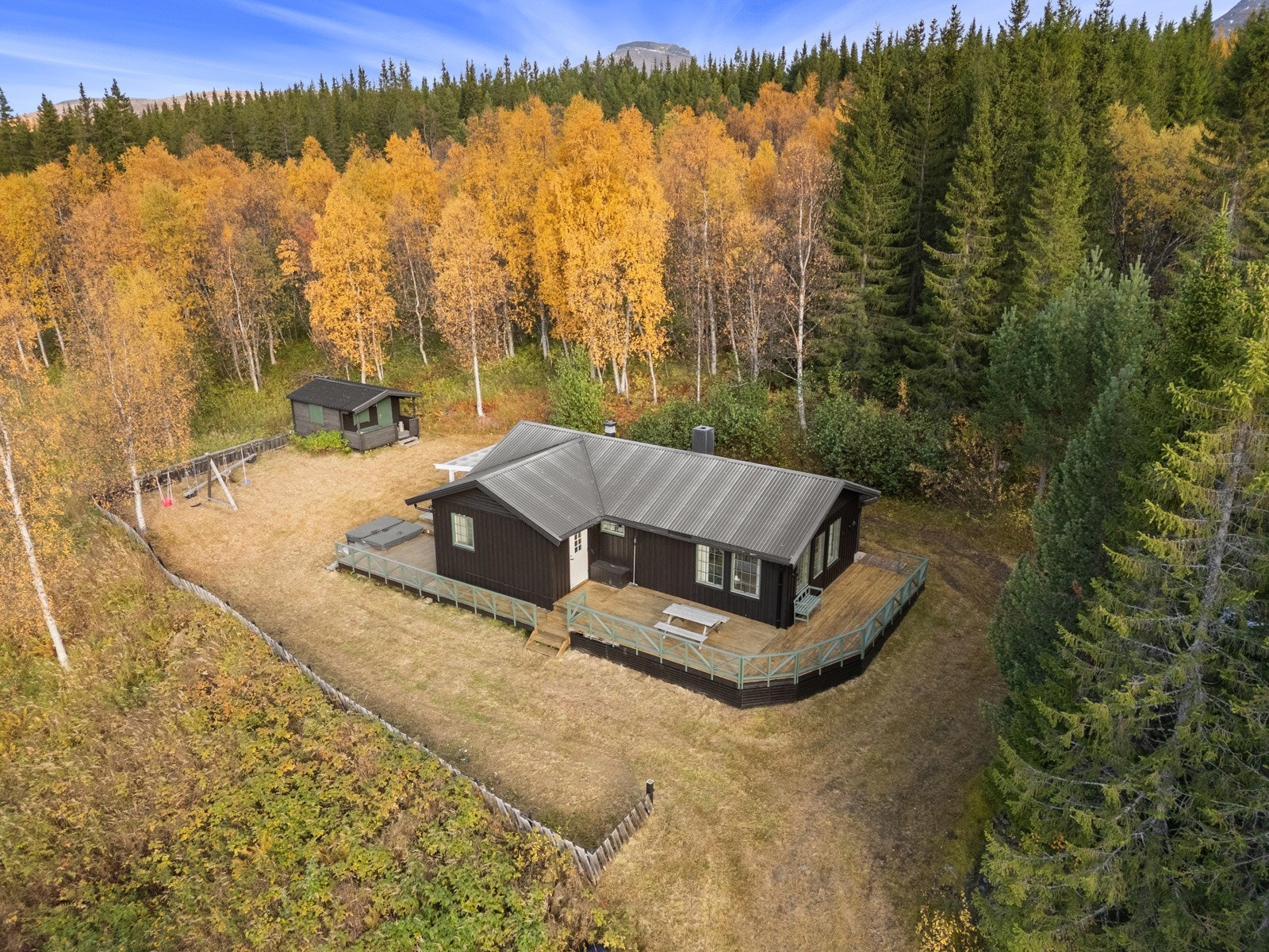 Pent opparbeidet tomt.