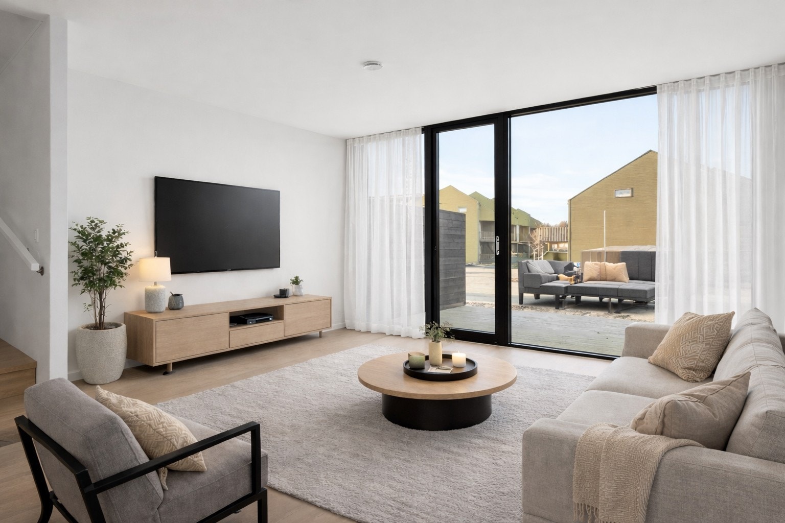 Stue - Bildet er stylet via ChatGPT og vil kunne avvike noe fra potensiell mulighet/virkelighet. Galleribilde