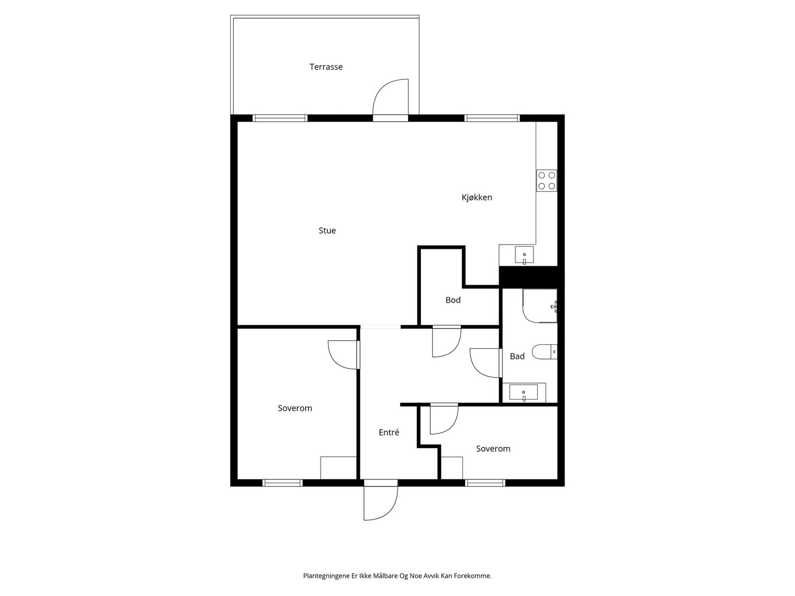 Plantegning - 1.etasje Galleribilde