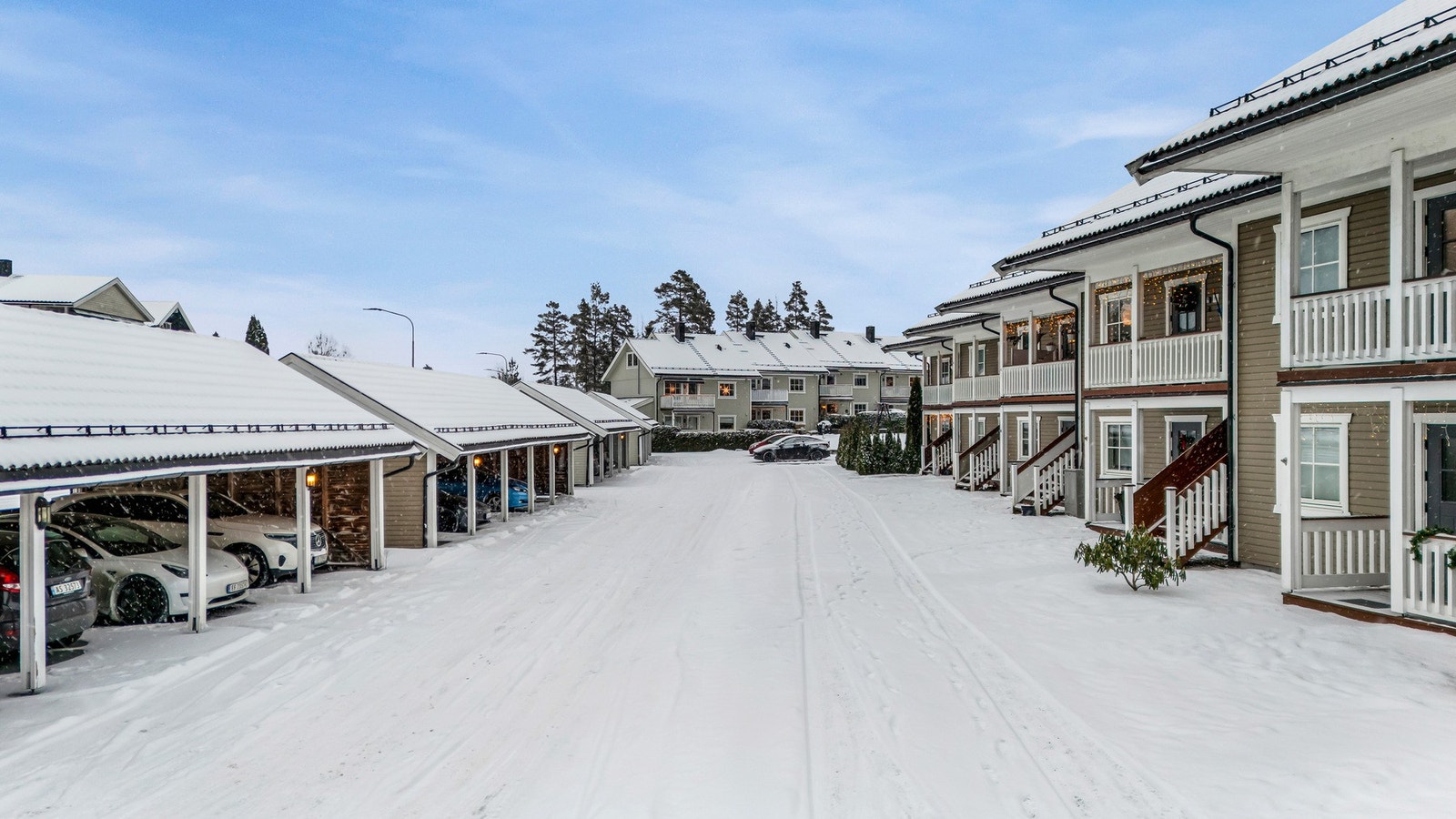 Tilgang til egen carport... Galleribilde